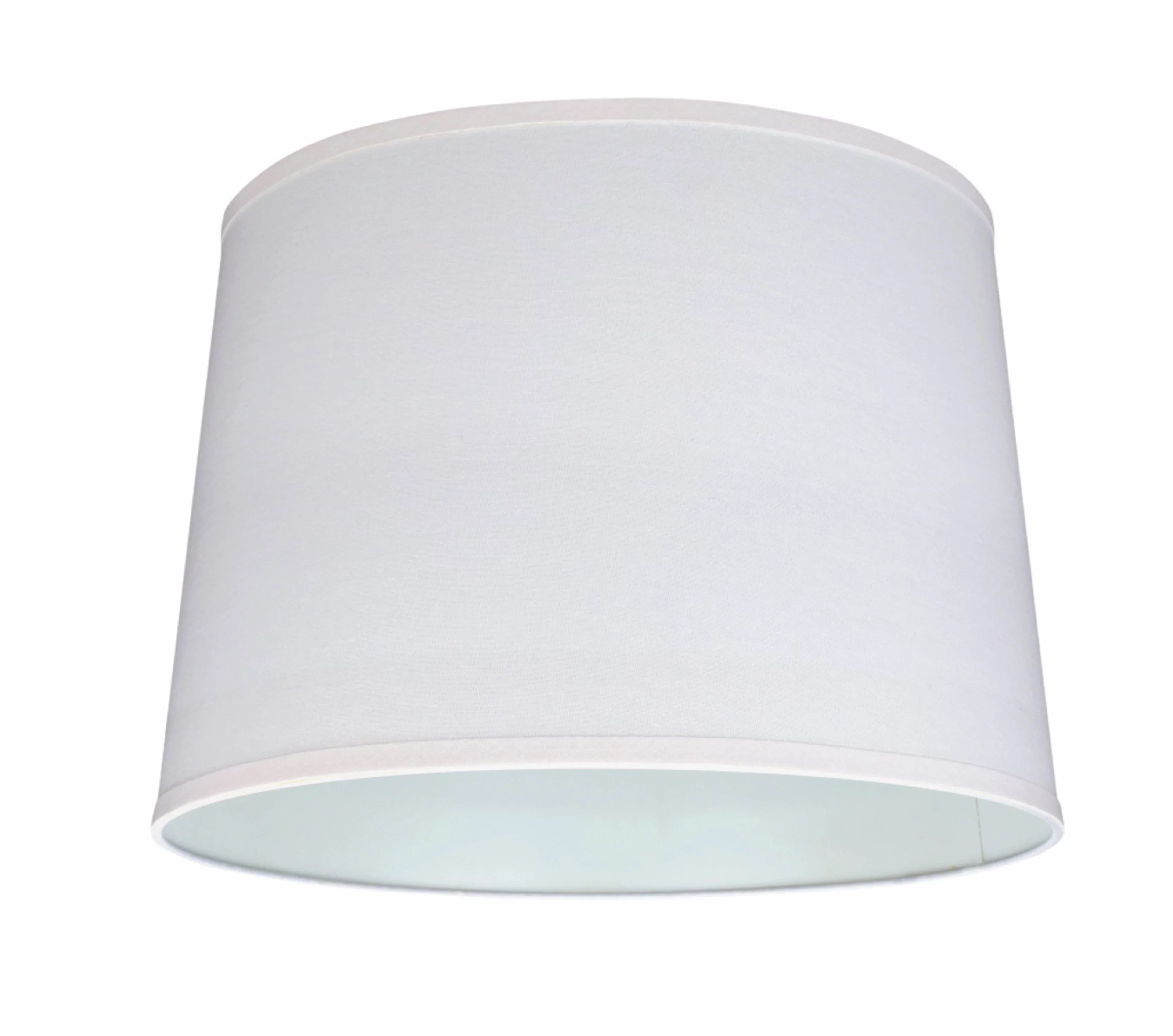 Aspen Creative 32326 Transitional Hardback Empire Shaped Spider Contruction Lamp Shade in White; 17" wide (15" x 17" x 12")