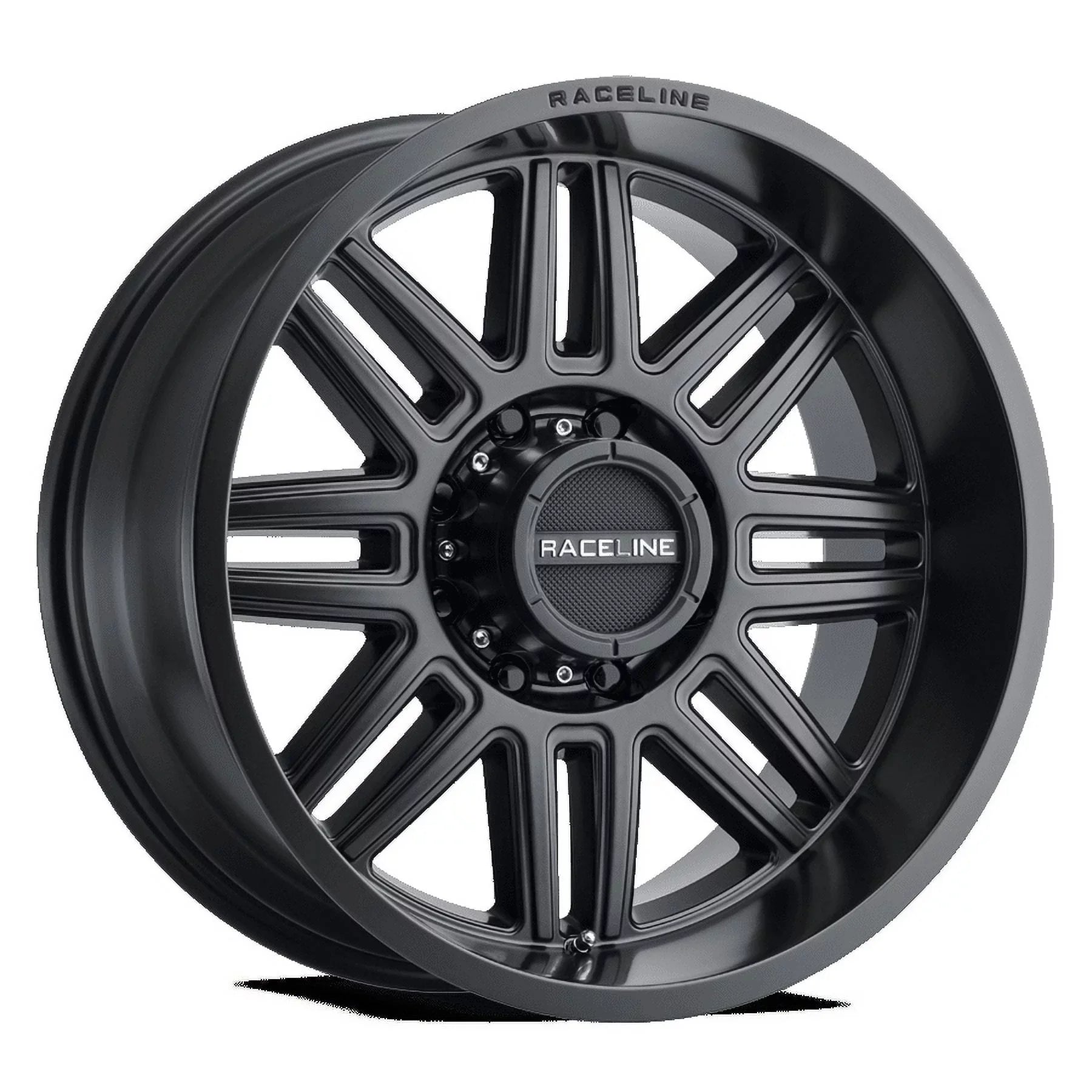 Raceline 948B-SPLIT 20" Cast Aluminum Wheel; SPLIT SATIN BLACK 20X10 6X135 -19mm