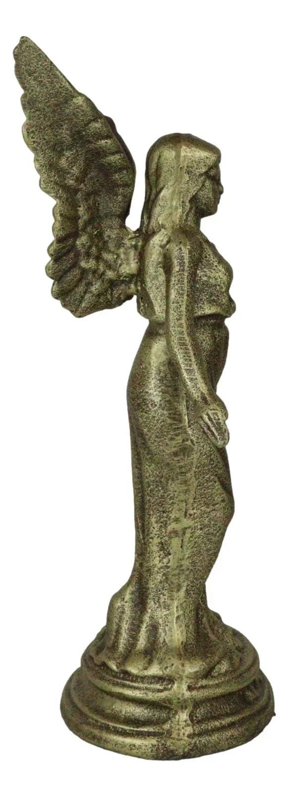 Cast Iron Rustic Enchanted Ventilatortasy Fairy Garden Pixie Faerie Standing Figurine