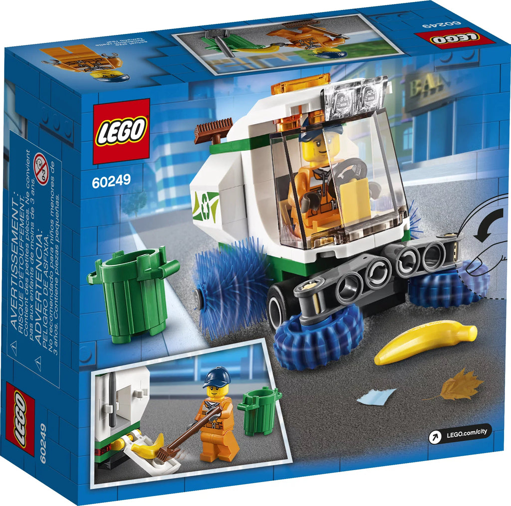 LEGO City Street Sweeper 60249 Construction Toy for Kids (89 Pieces)