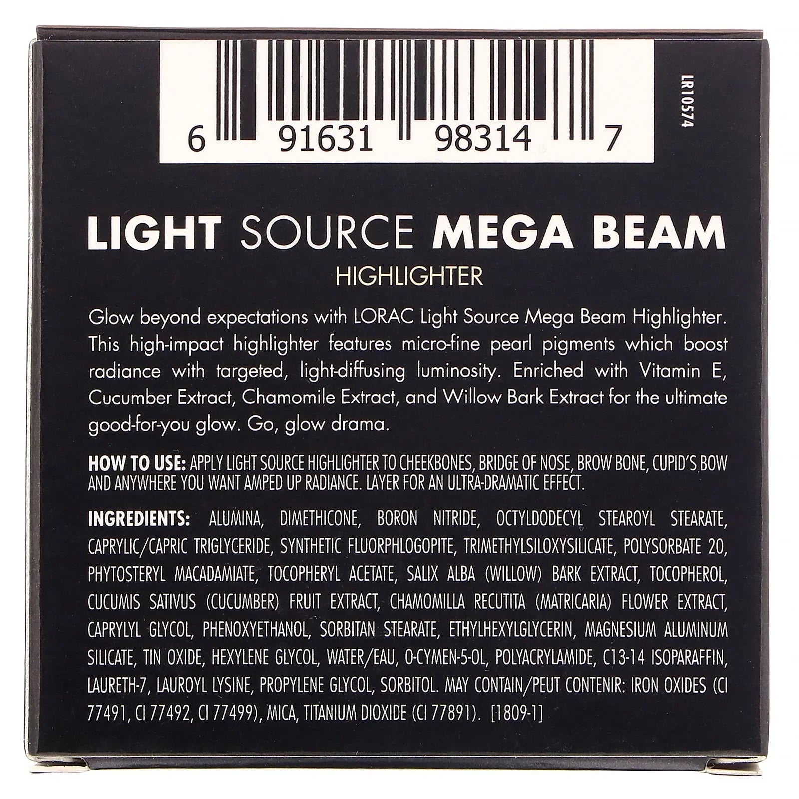 Lorac Light Source; Mega Beam Highlighter; Celestial; 0.22 oz (6.5 g)