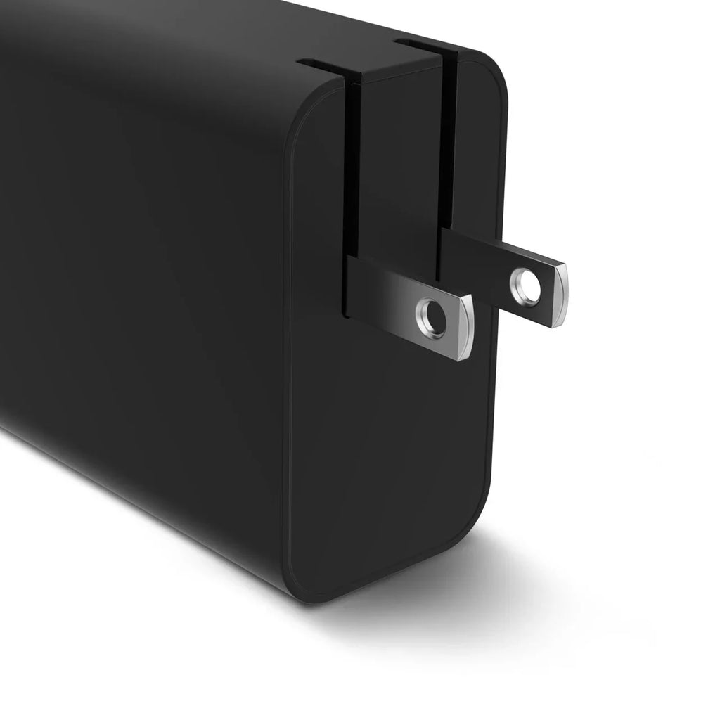 mophie USB C Charger GaN 67W; 3-Port Fast Compact Foldable Wall Charger for MacBook Pro/Air; iPad Pro; Galaxy S22/S21; HP Spectre; Note20/10+; iPhone 14/13/12 Pro; Pixel; and More - Black