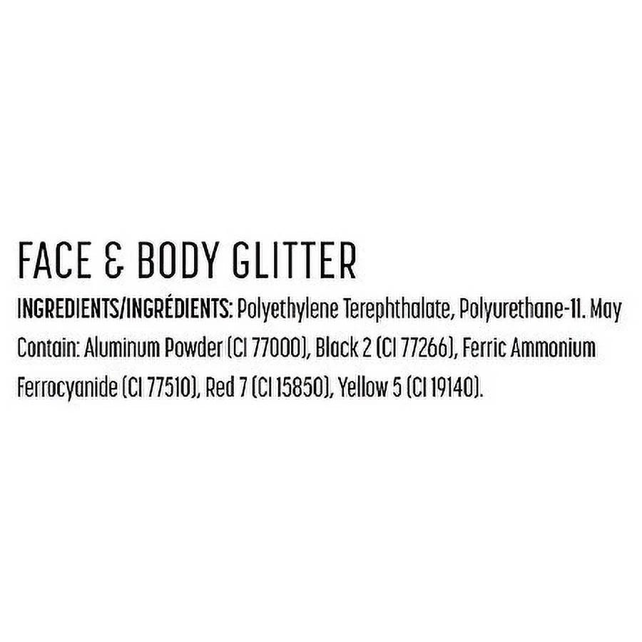 NYX Professional Makeup Face & Body Glitter; Violet 0.08 oz Pack of 2