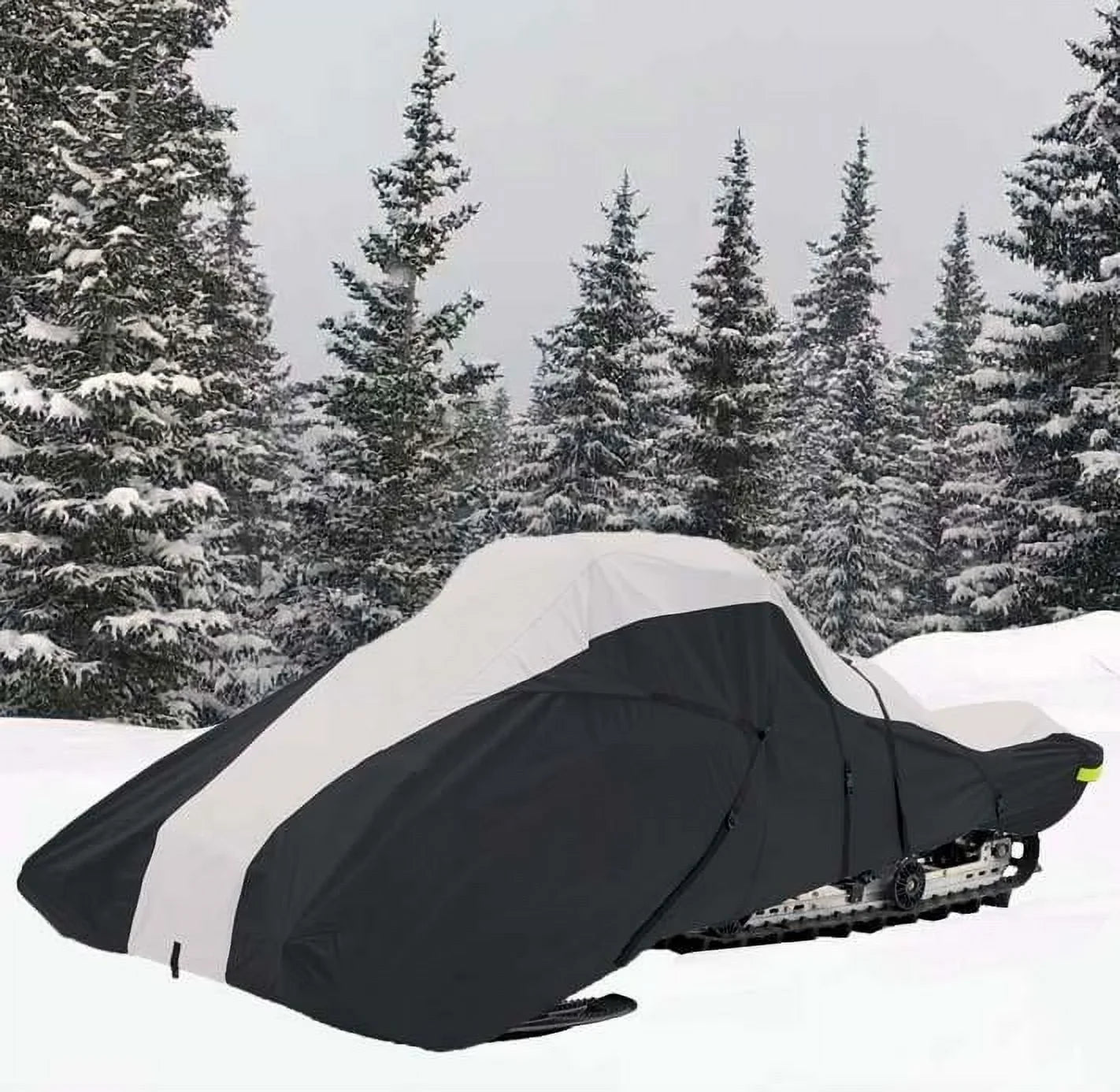 600 Denier Full Fit Snowmobile Travel and Storage Cover Compatible for the 2010-2010 Ski Doo Bombardier Model GSX Sport 550F Snowmachine Sled.