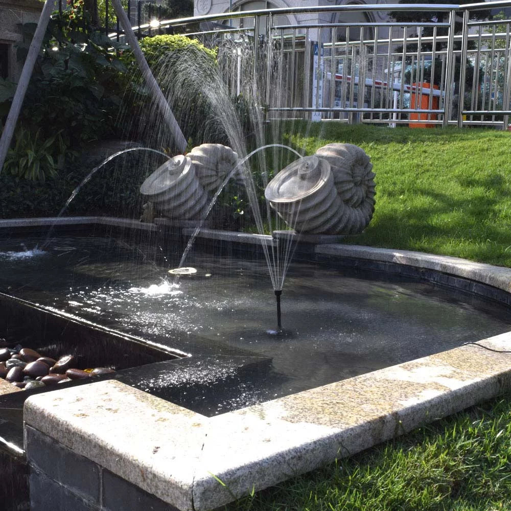 High Solar Pump Garden Fountain; Eco friendly and Efficient Decor