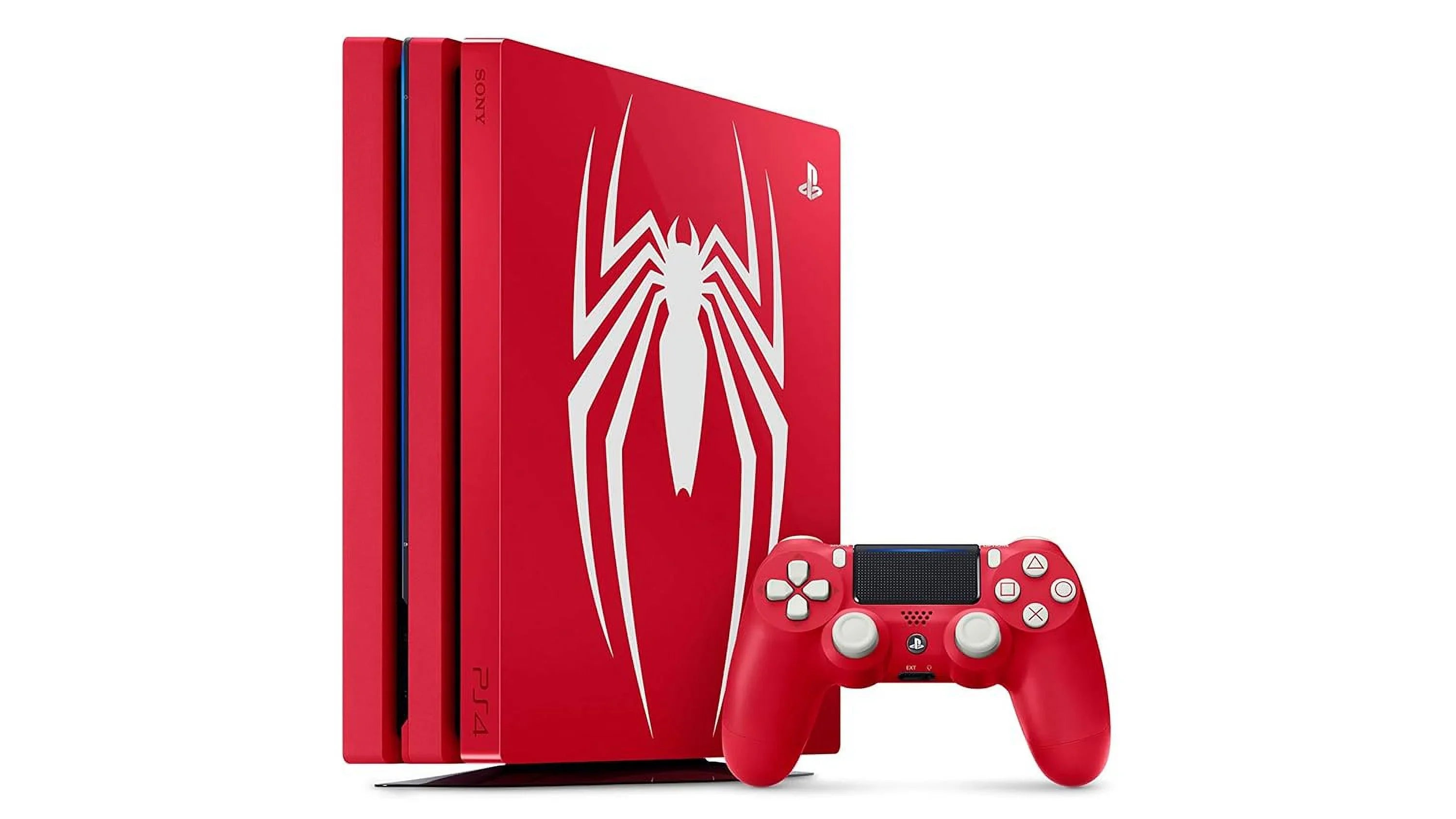 Restored PlayStation 4 Pro 1TB Limited Edition Console - Marvels Spider-Man Bundle [Discontinued] () (Refurbished)