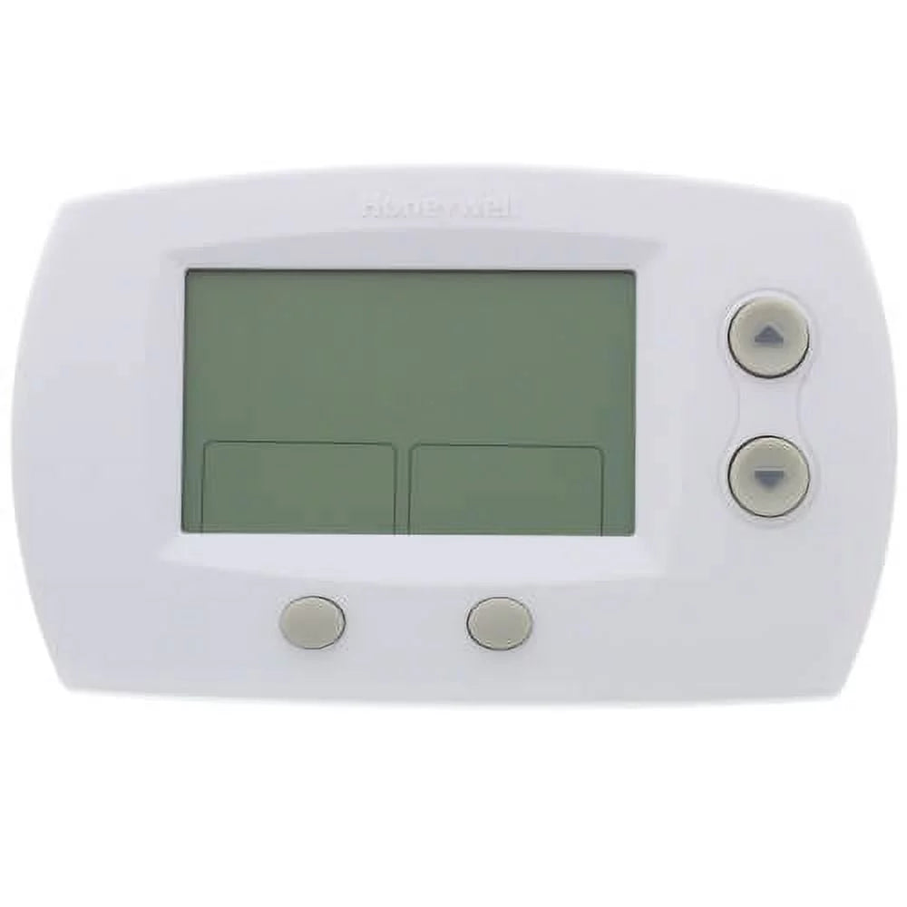 5-Pack Honeywell TH5220D1029 Focuspro 5000 Non-Programmable 2 Heat and 2 Cooling Thermostat; Large Screen + LCD Cleaner