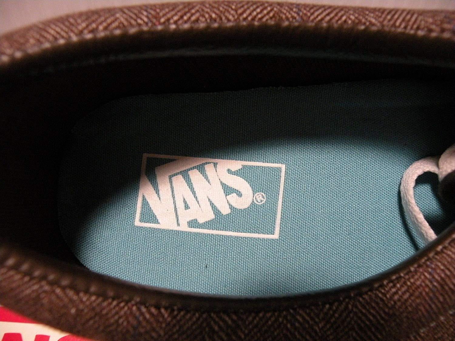 VANS ERA LX CLASSIC LOW MEN SHOES ESPRESSSO/WHITE *871699 SIZE 11.5 NEW