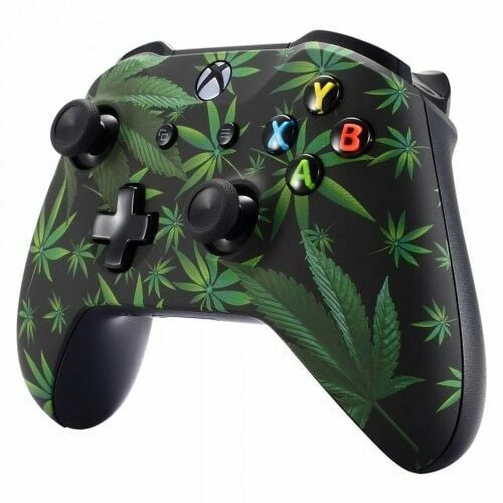 420 Black Xbox One S SMART Custom Rapid Fire Modded Controller. FPS mods. COD Warzone