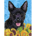 Carolines Treasures Australian Kelpie Flag Canvas - House Size