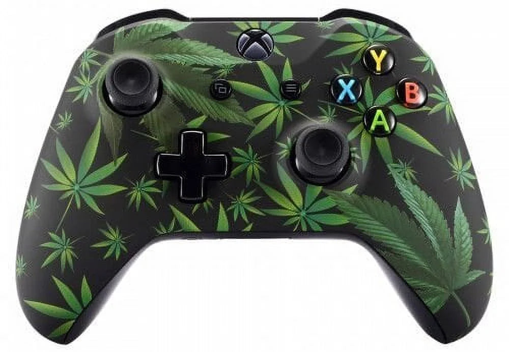 420 Black Xbox One S SMART Custom Rapid Fire Modded Controller. FPS mods. COD Warzone