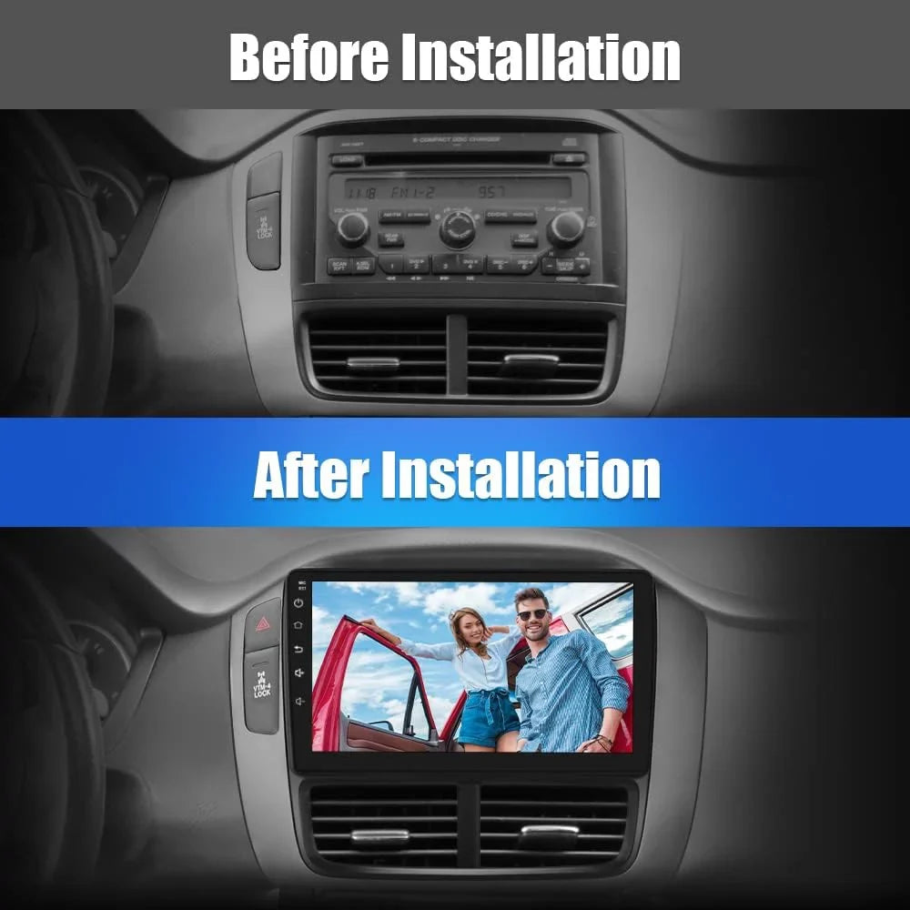 Awesafe Car Radio Stereo for Honda Pilot 2005 2006 2007 2008 with Wireless Carplay Android Auto SWC GPS DSP Bluetooth Wifi FM/RDS
