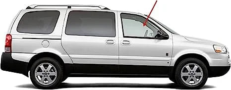 Passenger Right Side Front Door Window Door Glass Compatible with Buick Terraza/Saturn Relay Mini Van 2005-2007 Models