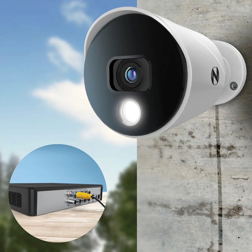 Night Owl Bluetooth 8 Channel DVR with 1TB Hard Drive; and 4 Wired 1080p HD Spotlight Security Cameras; Outdoor; HDMI Connector