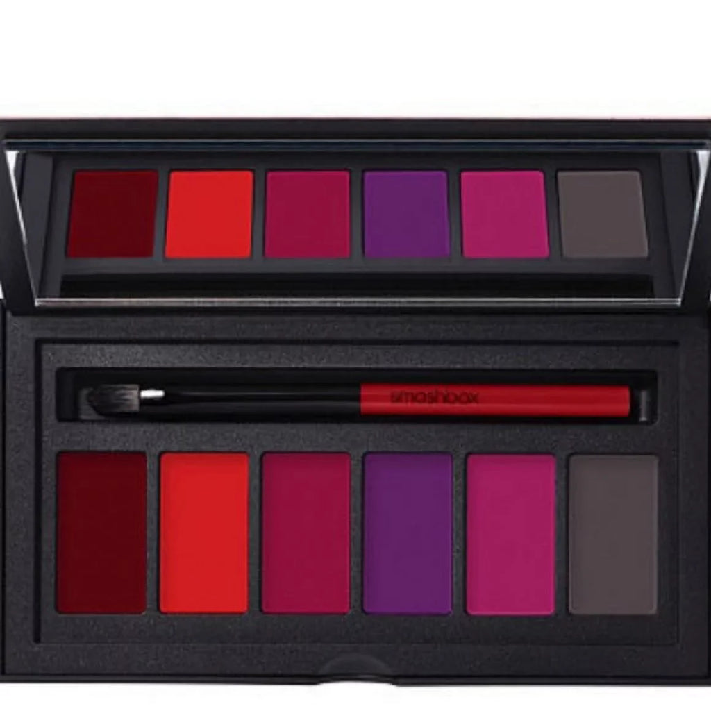 Smashbox Be Lengendary PUCKER UP Lipstick Palette: Include: Screen Queen Matte; Bing Matte; Jam On It Matte; Violet Riot Matte; Publicist Matte; Punked Matte .14oz