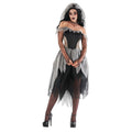 Morph Womens Zombie Bride Costume Undead Corpse Ghost Halloween Exhaustcy Dress Halloween Gray M