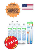 ZUMA Brand ; and Ice Filter ; Model # OPFW-RF300 ; Compatible with Whirlpool® 4396510 - 6 Pack - Made in U.S.A.