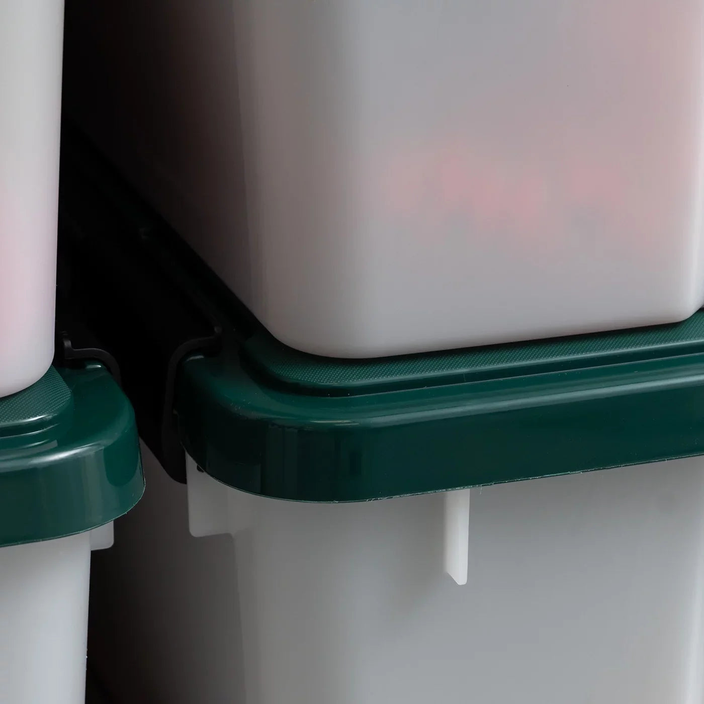 Remington® 30 Quart WeatherPro Gasket Storage Box with Buckles Hunter Green; Set of 6