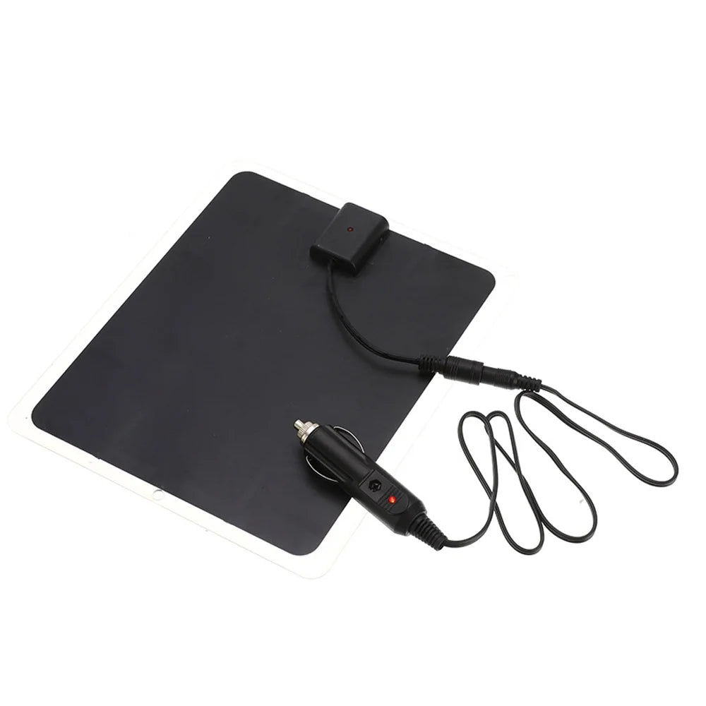 moobody 20W Removable Solar Panel; Portable Solar Power Recharger for Camping Hiking Car Light Ventilator