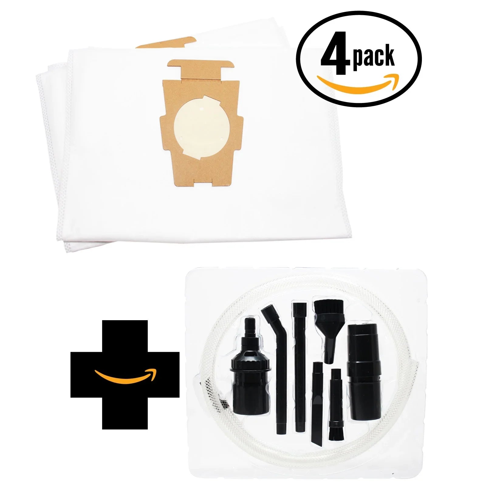 8 Replacement Kirby Kirby Legend II Vacuum Bags with 7-Piece Kit - Compatible Kirby 204811; Universal Vacuum Bags. Fits Style F; G and Sentria Models. (4-Pack; 2 Bags Per Pack)