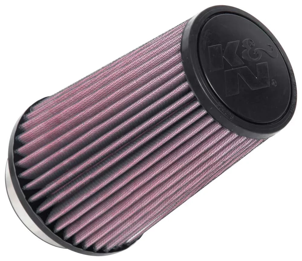 K&N Universal Clamp-On Air Filter: High Performance; Premium; Washable; Replacement Filter: Flange Diameter: 3.5 In; Filter Height: 8 In; Flange Length: 1.25 In; Shape: Round Tapered; RU-1045