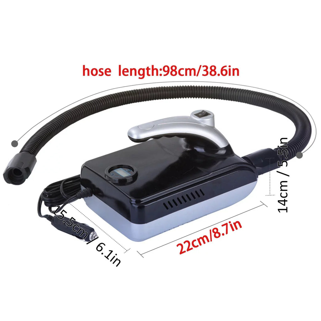 20PSI Voltage-driven Pump for Paddleboards; 12 Paddle Board Quick Inflator&Deflator Pump for Inflatable Kayak/Yoga Ball/Tent/Raft