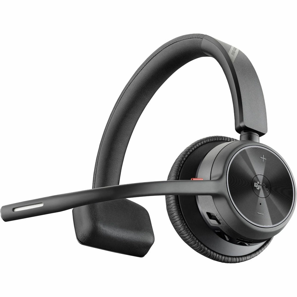 Poly Voyager 4310 Microsoft Teams Certified USB-C Headset with Charge Stand - Microsoft Teams Certification - Siri; Google Assistant - Mono - Wireless - Bluetooth - 298.6 ft - 20 Hz - 20 kHz - Over...
