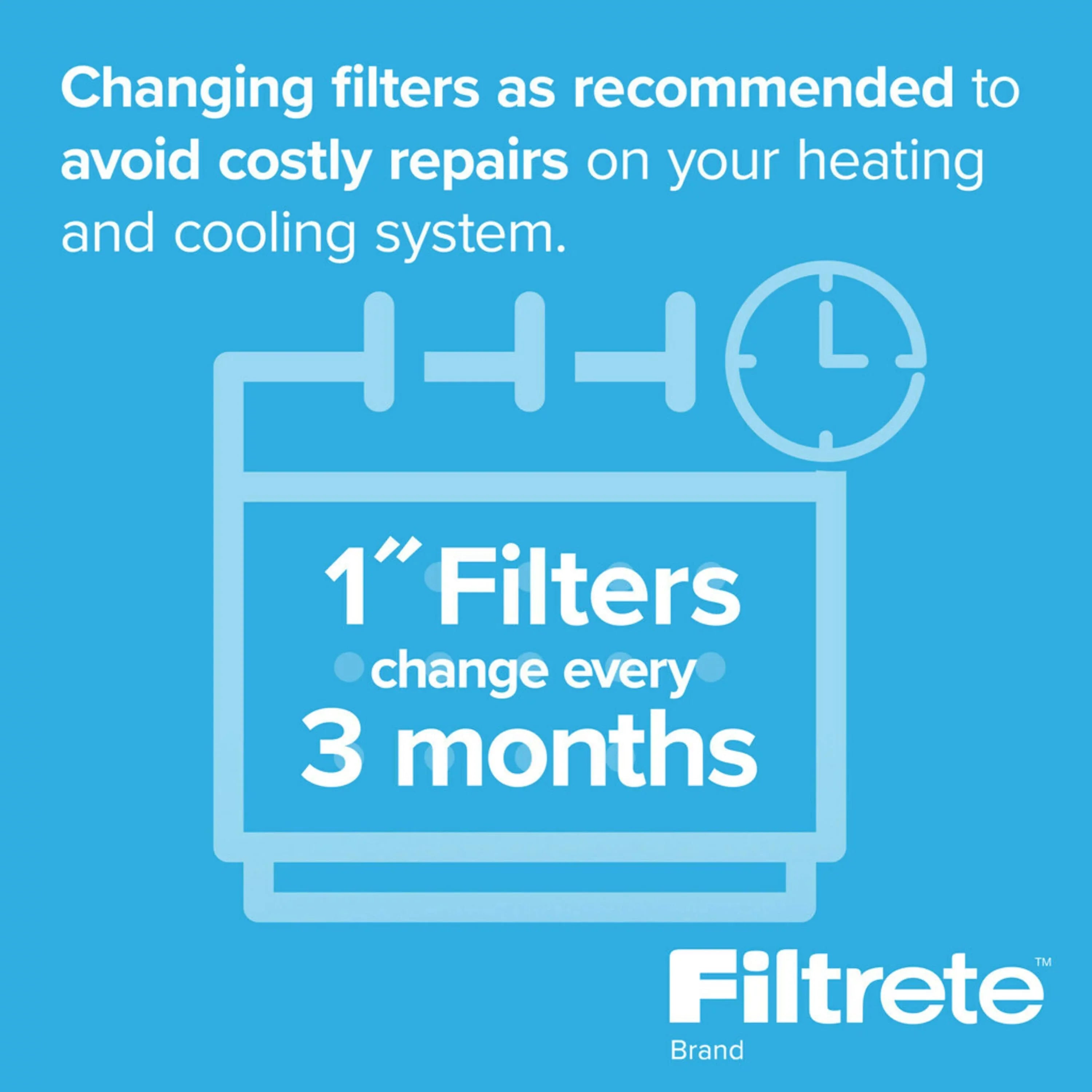 Filtrete by 3M 18x18x1; MERV 11; Allergen Reduction HVAC Furnace Air Filter; 1200 MPR; 4 Filters