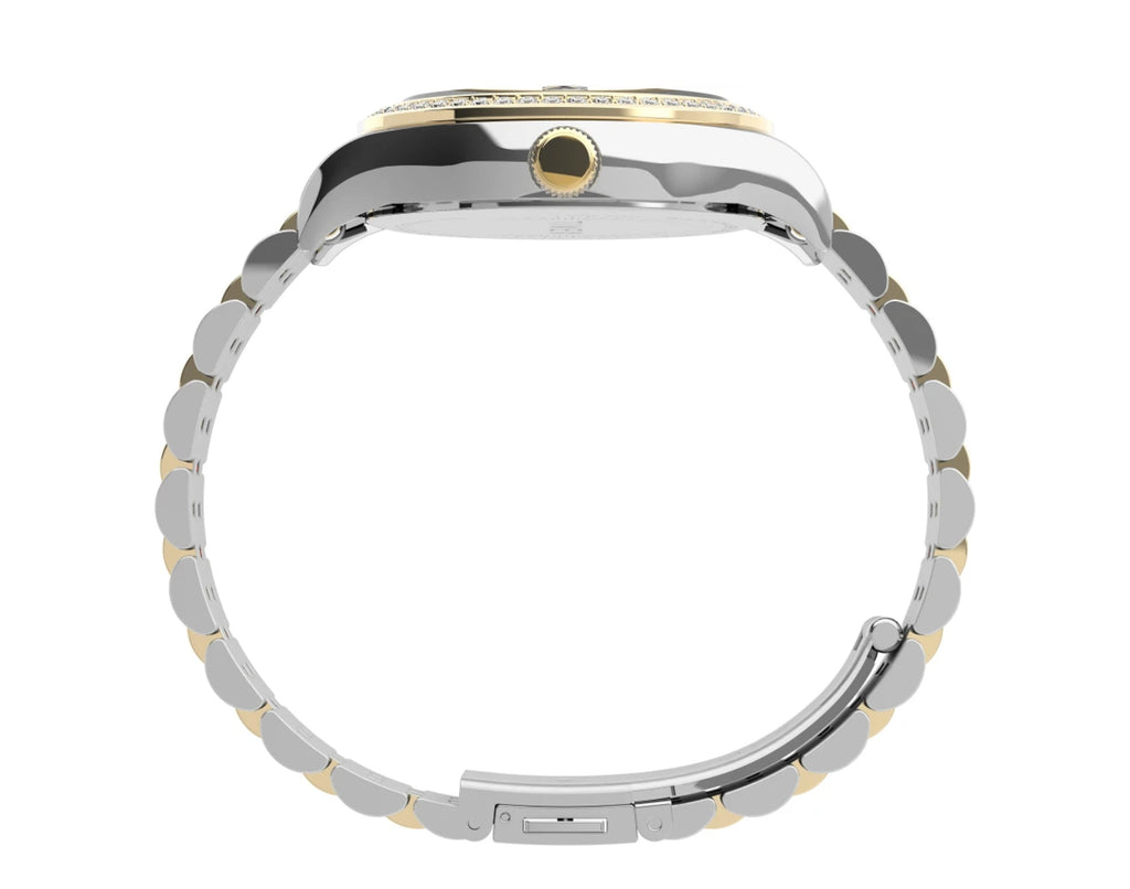 Timex Fluidbury Legacy with Swarovski� Crystals 34mm Stainless Steel Bracelet Women's Watch