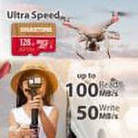 Gigastone 128GB Micro SD Card; 4K Game Pro; Nintendo Switch Compatible; A2 Run App; 4K Video Recording; Micro SDXC R/W up to 100/50MB/s; 2 Pack (2x128GB)