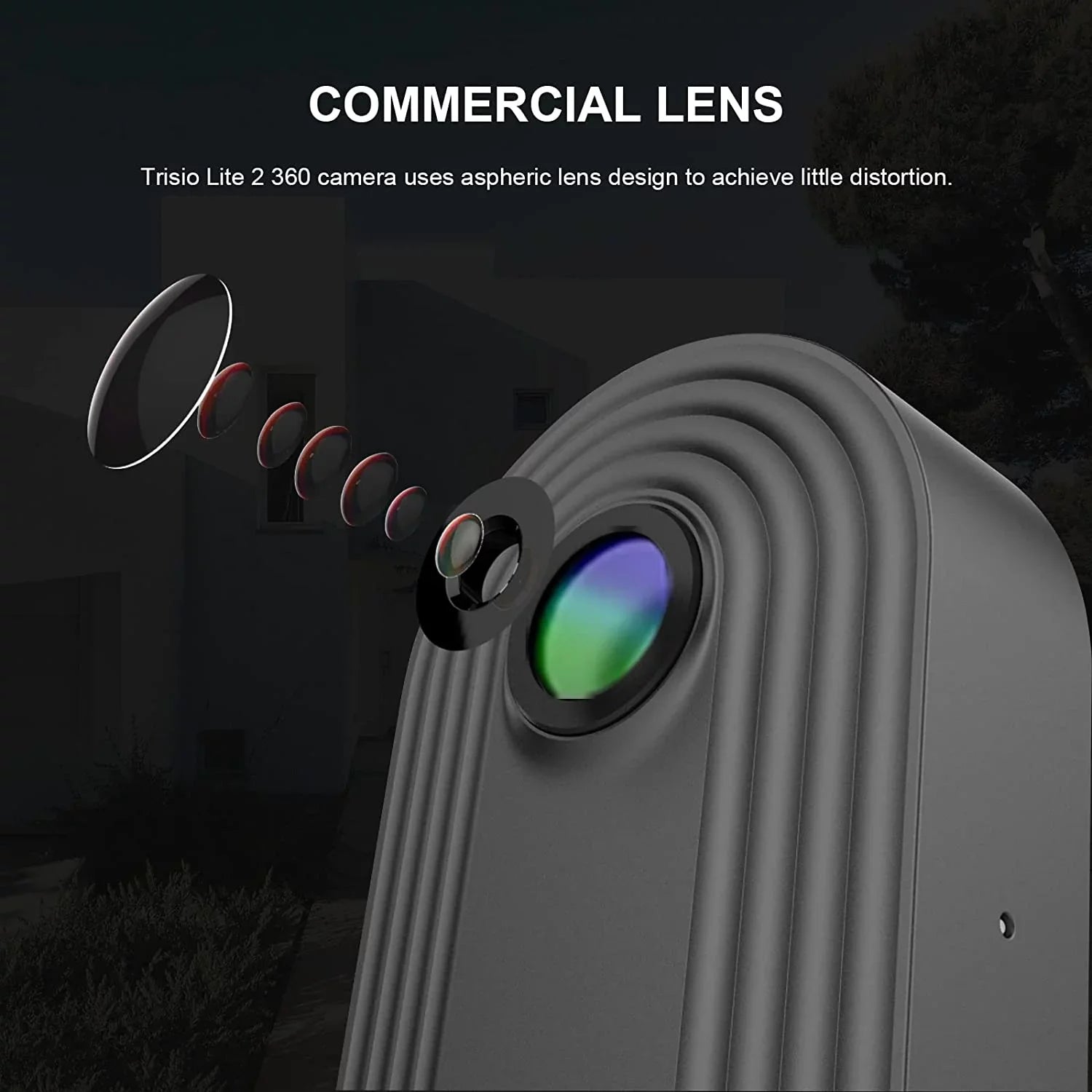 Trisio Lite 2 VR - 8K Virtual Tour NodeRotate 360° Camera + Manufacturer Supplied Carrying Case; Quick Plug-in; USB Cable; Seller Supplied Microfiber Cloth & More (7pc Bundle)