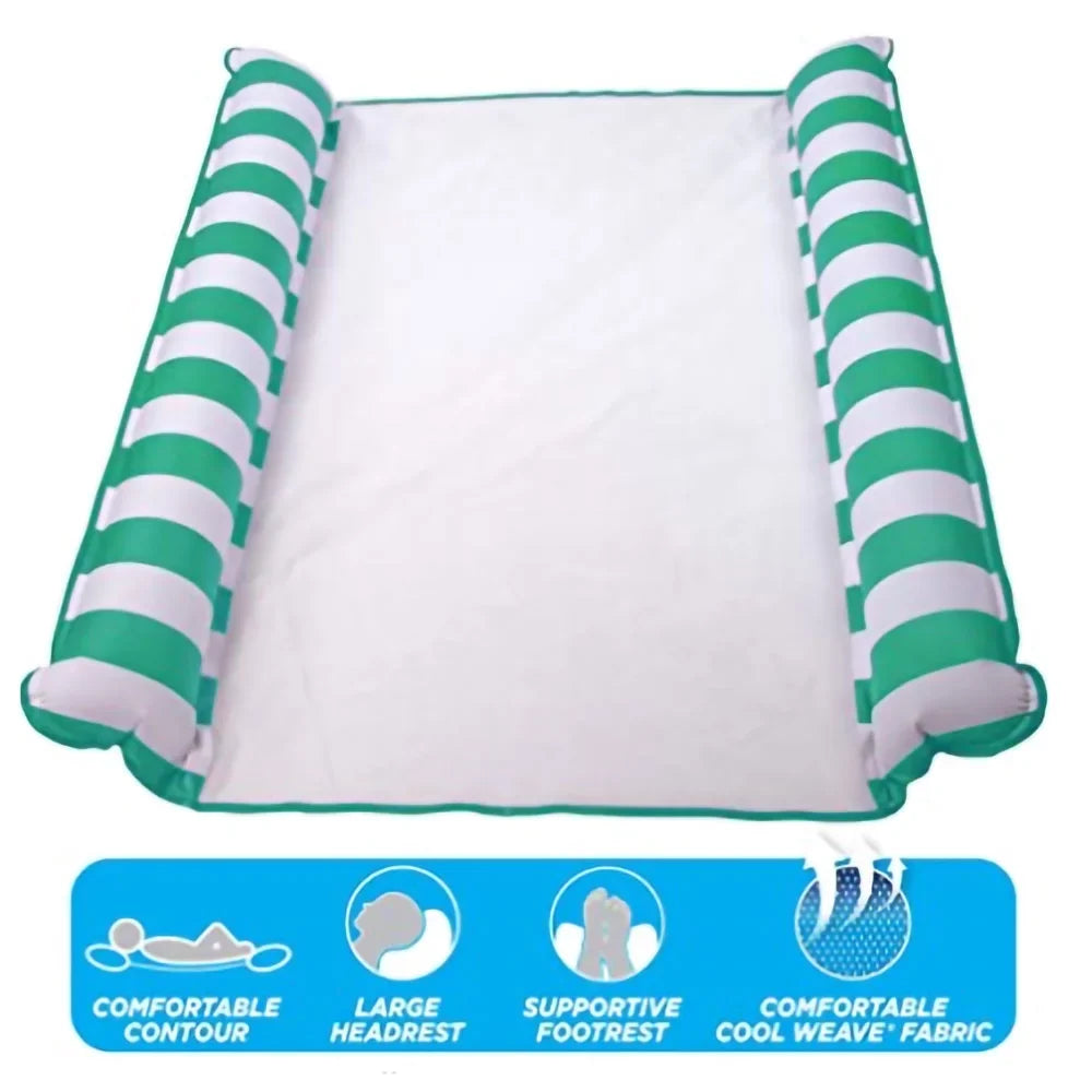 Aqua Deluxe Monterey XL Hammock 4 in 1 Multi Purpose Float; Teal (2 Pack)