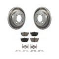 Transit Auto - Rear Coated Disc Brake Rotors And Ceramic Pads Kit For Kia Spectra Spectra5 KGC-101626