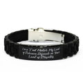 I'm a Tool Maker. My Level of. Black Glidelock Clasp Bracelet; Tool Maker Present from Colleagues; Useful Engraved Bracelet for Men Women
