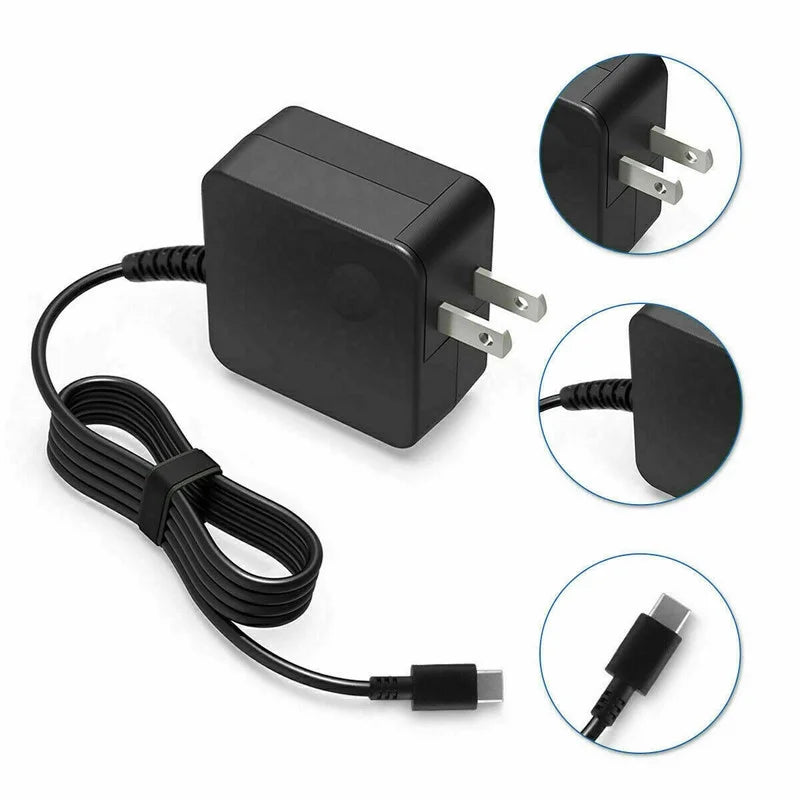 Nuxkst 65w USB-C Ac Adapter for Lenovo ThinkPad 11e Yoga Gen 6 20SF0005US power supply charger