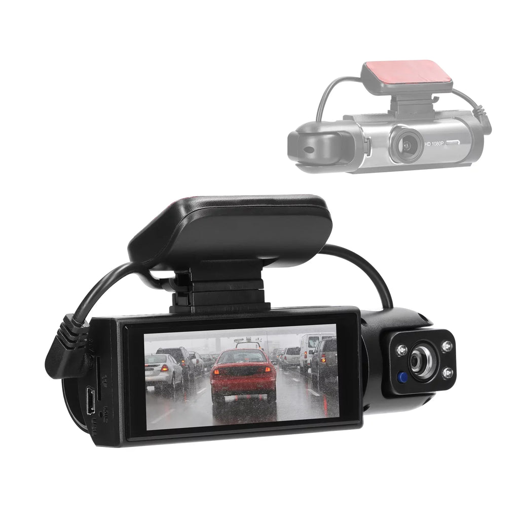 Dazzduo Dash Camera;Car Video Auto Camera Motion DVR Car Camera Car Cam Car Camera Dual Lens Car Motion DVR 170 170 Wide Car Motion Lens Car Video Car Camera Motion DVR 170 Wide Auto Cam Car