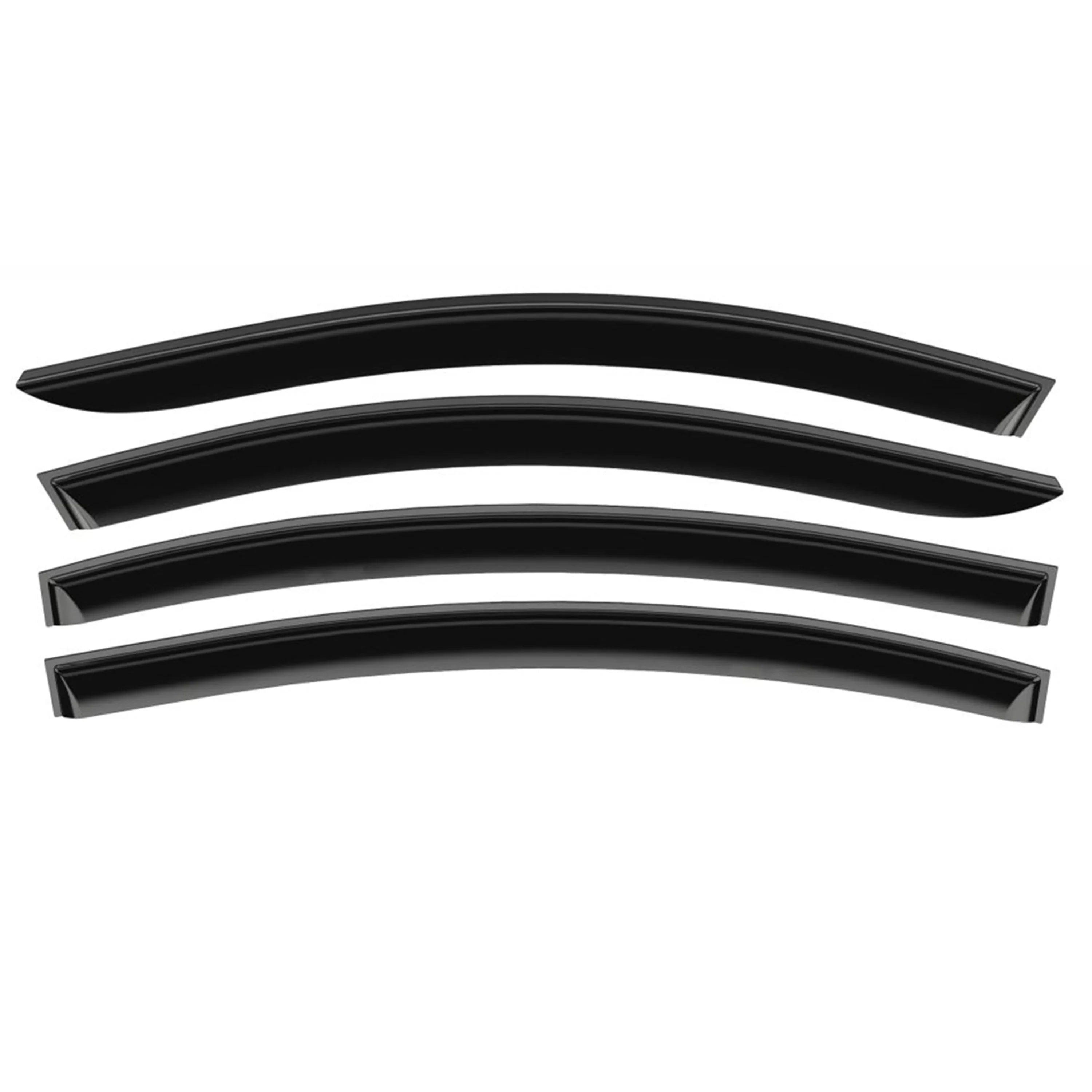 Goodyear Shatterproof in-Channel Window Deflectors for Ford Escape 2020-2024; Rain Guards; Window Visors for Cars; Vent Deflector; Car Accessories; 4 pcs - GY003472