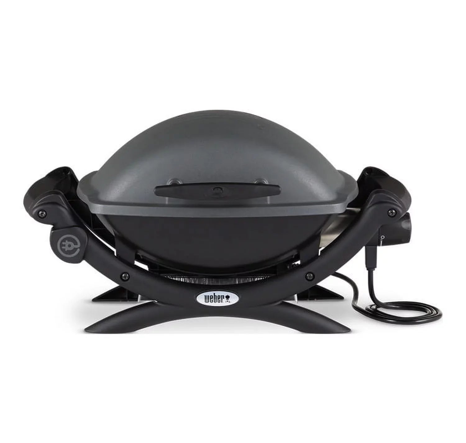 Weber Q 1400 Current-activated Grill (Black) with Grill Cover