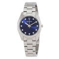 Bulova Surveyor Quartz Diamond Blue Dial Ladies Watch 96P229