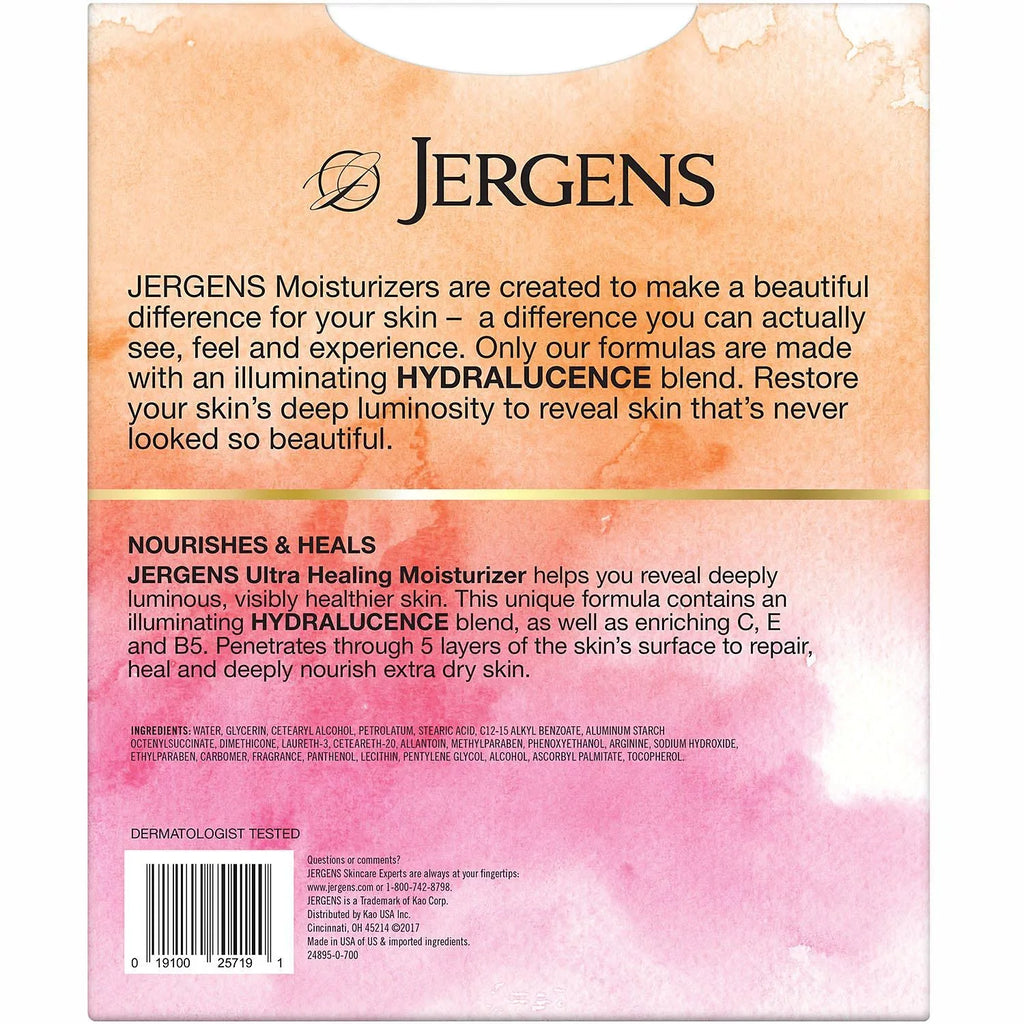 The Jergens Ultra Healing Extra Dry Skin Moisturizers (2 - 21 fl. oz. & 1 - 3 oz.)