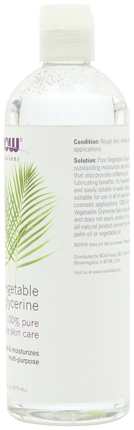 NOW Solutions Glycerine Vegetable; 16-Ounce