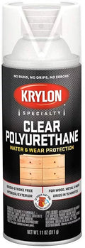 Krylon K07006007 Clear Polyurethane Gloss Finish; 11 Ounce