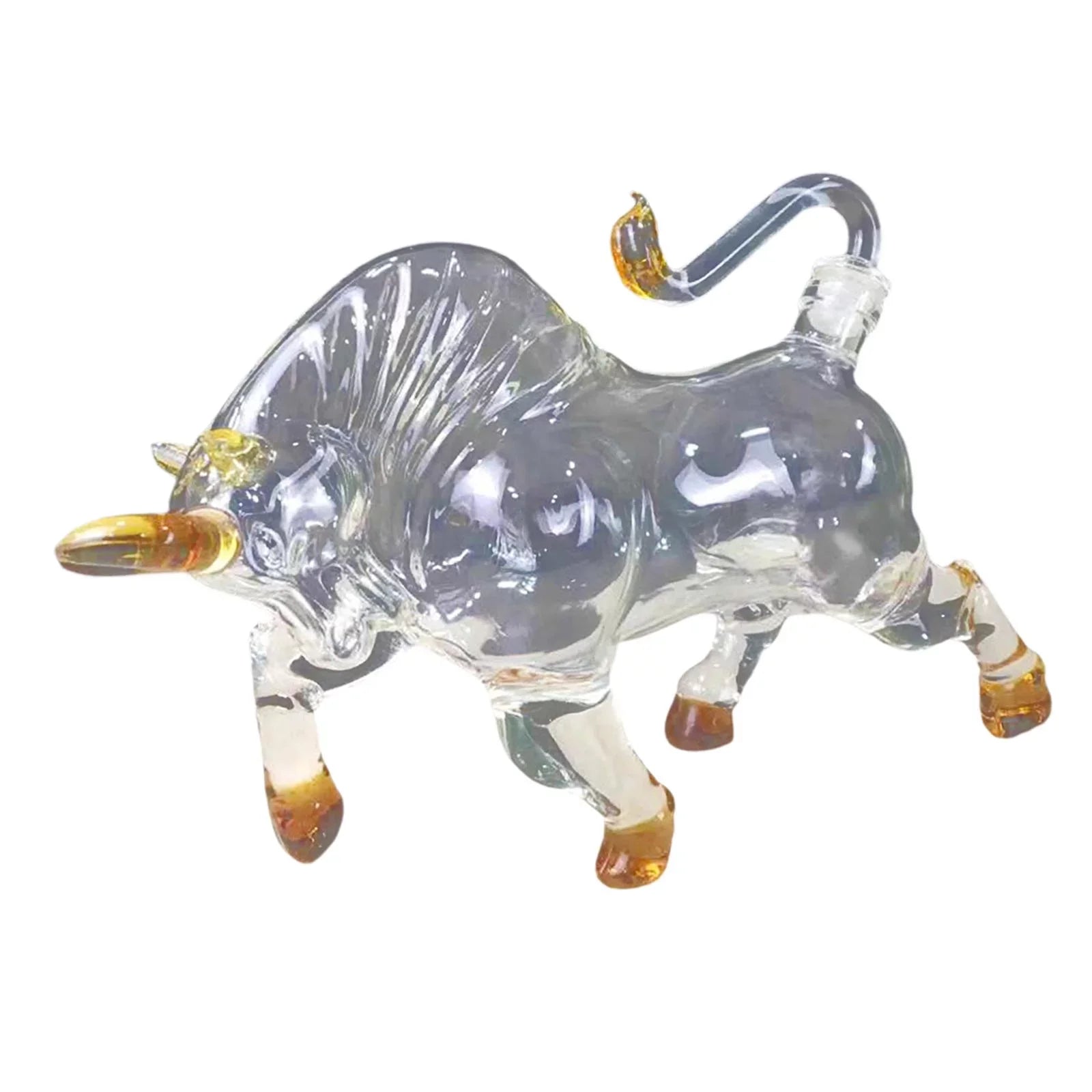 Novelty Decanter Bull Shaped Style 1500ml Glass for Brandy Vodka