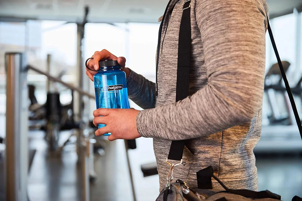 Nalgene Sustain Tritan BPA-Free Bottle Made with Material Derived from 50% Plastic Waste; 32 OZ; Wide Mouth