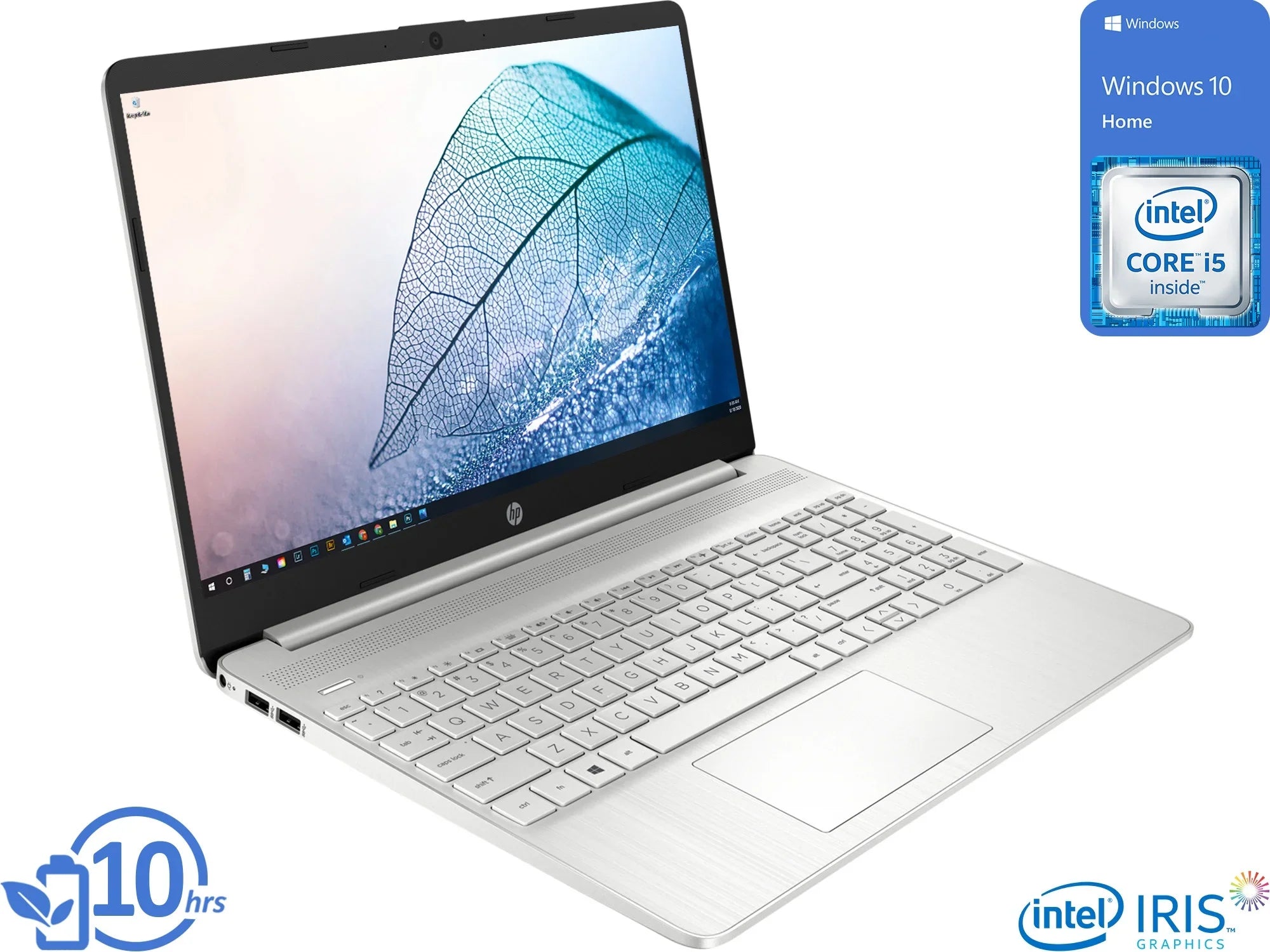 HP 15 Notebook; 15.6" HD Display; Intel Core i5-1135G7 Upto 4.2GHz; 32GB RAM; 1TB NVMe SSD; HDMI; Card Reader; Wi-Fi; Bluetooth; Windows 10 Home