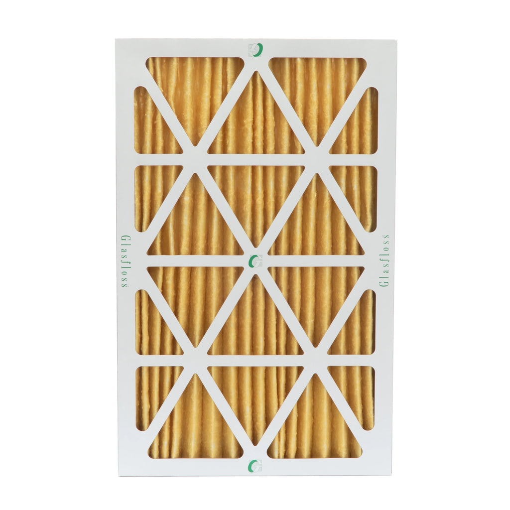 3 Pack of 14x25x2 MERV 11 Pleated 2" millimeter Air Filters by Glasfloss. Actual Size: 13-1/2 x 24-1/2 x 1-3/4