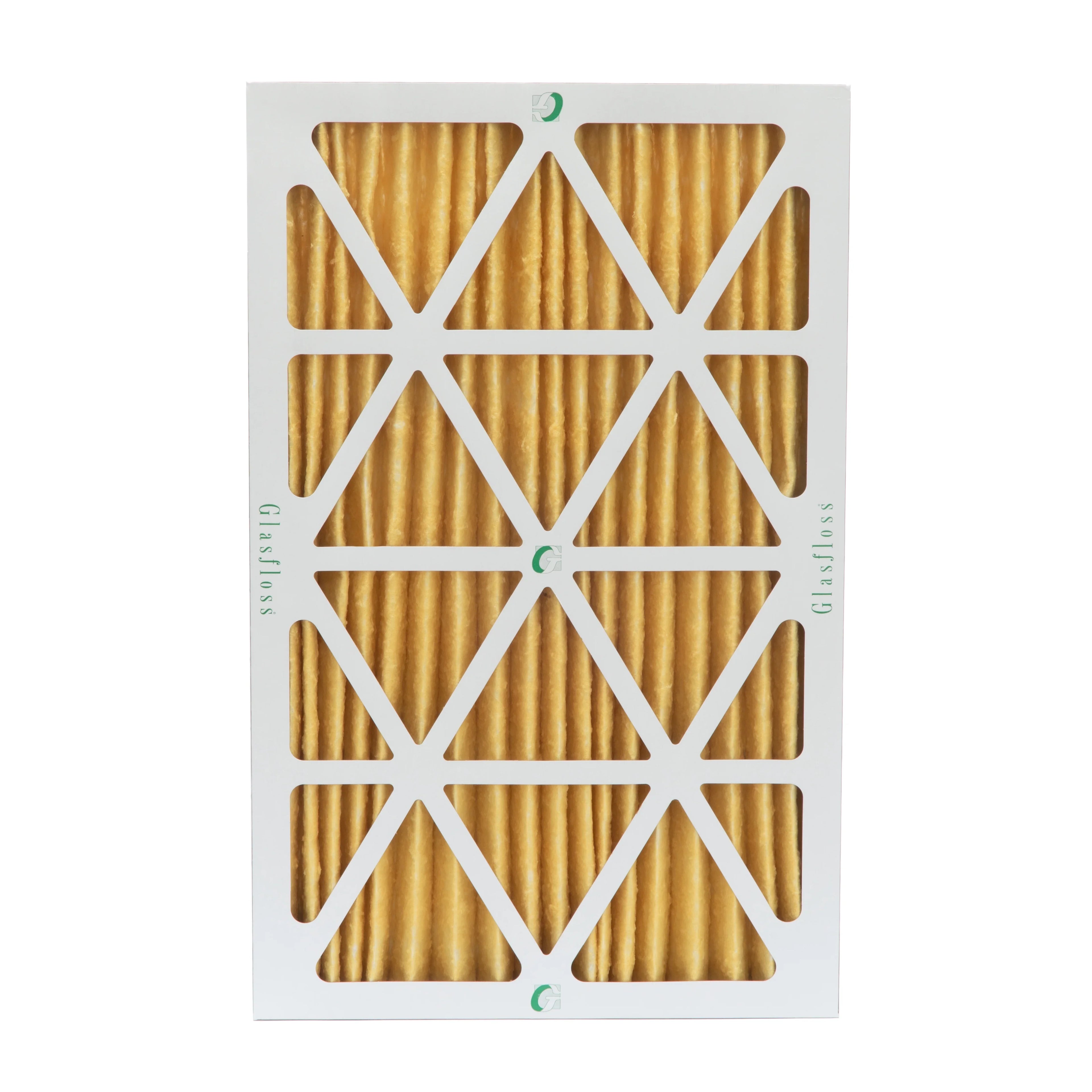 3 Pack of 14x25x2 MERV 11 Pleated 2" millimeter Air Filters by Glasfloss. Actual Size: 13-1/2 x 24-1/2 x 1-3/4