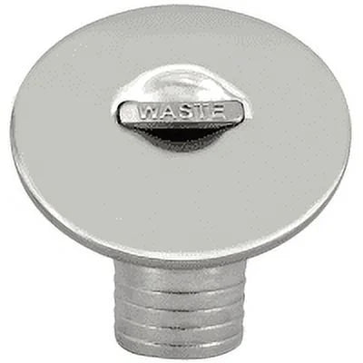 ISURE MARINE Boat 316 Stainless Steel 2"(50mm) Angled Neck 45° WASTE Deck Fill/Filler Cap Keyless Thru Hull Hardware