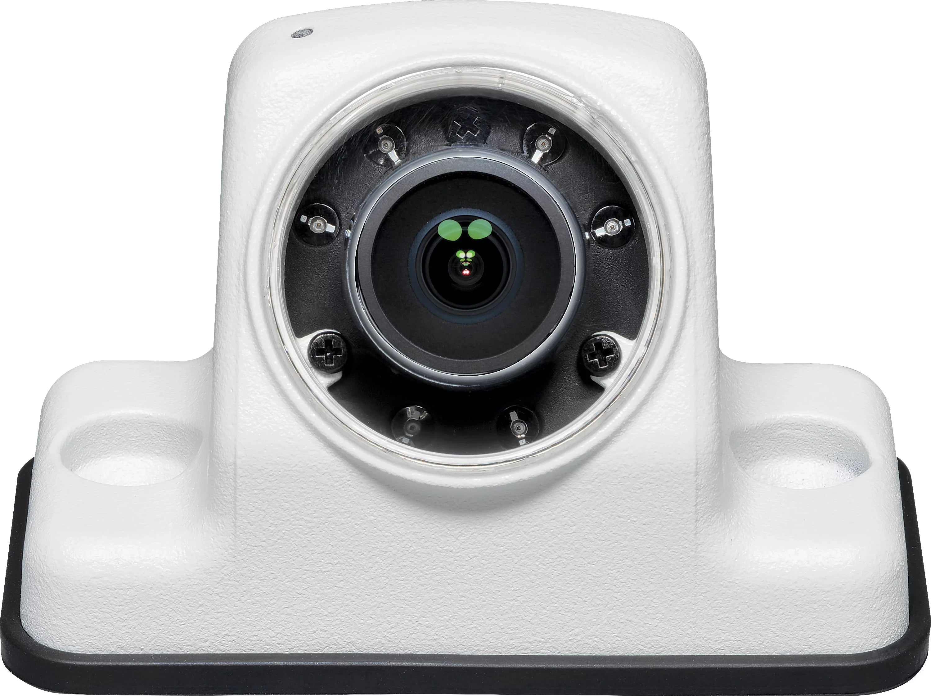 Voyager VCAHD150 Vehicle Surface Mount Heavy Duty AHD Rear Color Camera w/ Night Vision; 160-Degree Viewing Angle; IR LED Low Light Assist; White Impact Resistant Aluminum Housing; IP69K Fluidproof