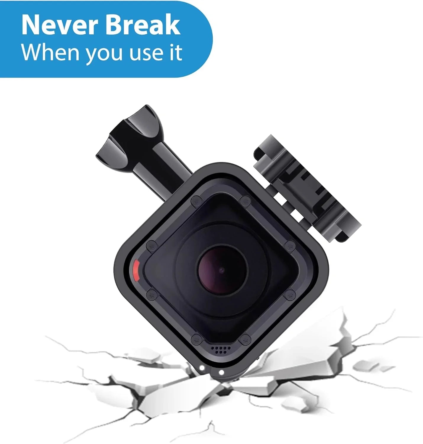 Frame Mount Housing Case for GoPro Hero 5 Session; Hero 4 Session; Upgrade Protective Housing Frame Shell Mount Holder